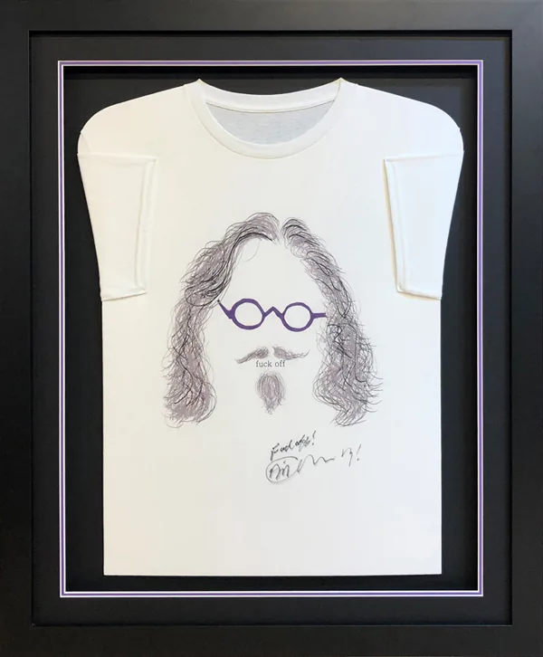 Billy Connolly - Tour T-Shirt, framed by Premier Shirt Framing