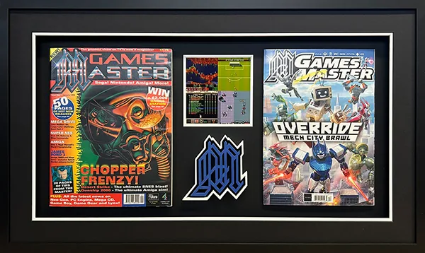 GamesMaster - Magazine Collection, framed by Premier Shirt Framing