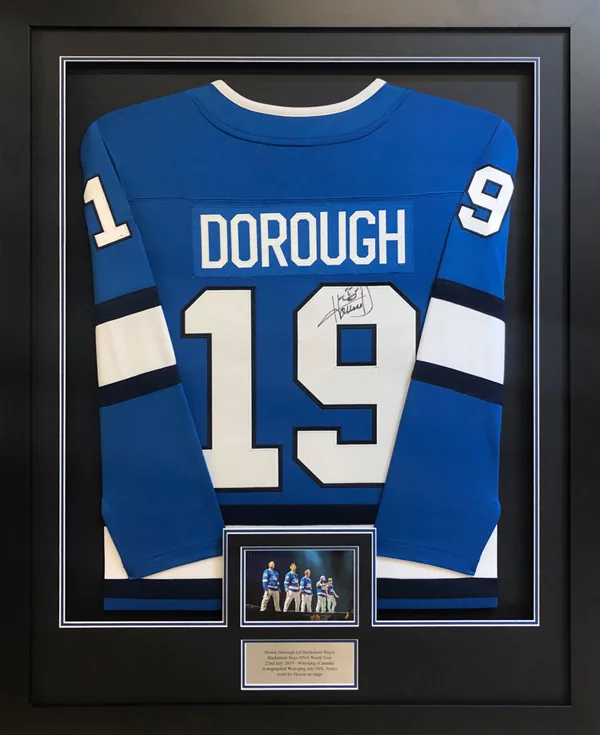 Howie Dorough - Backstreet Boys, framed by Premier Shirt Framing