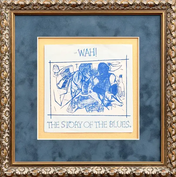 Wah! - The Story of the Blues, framed by Premier Shirt Framing